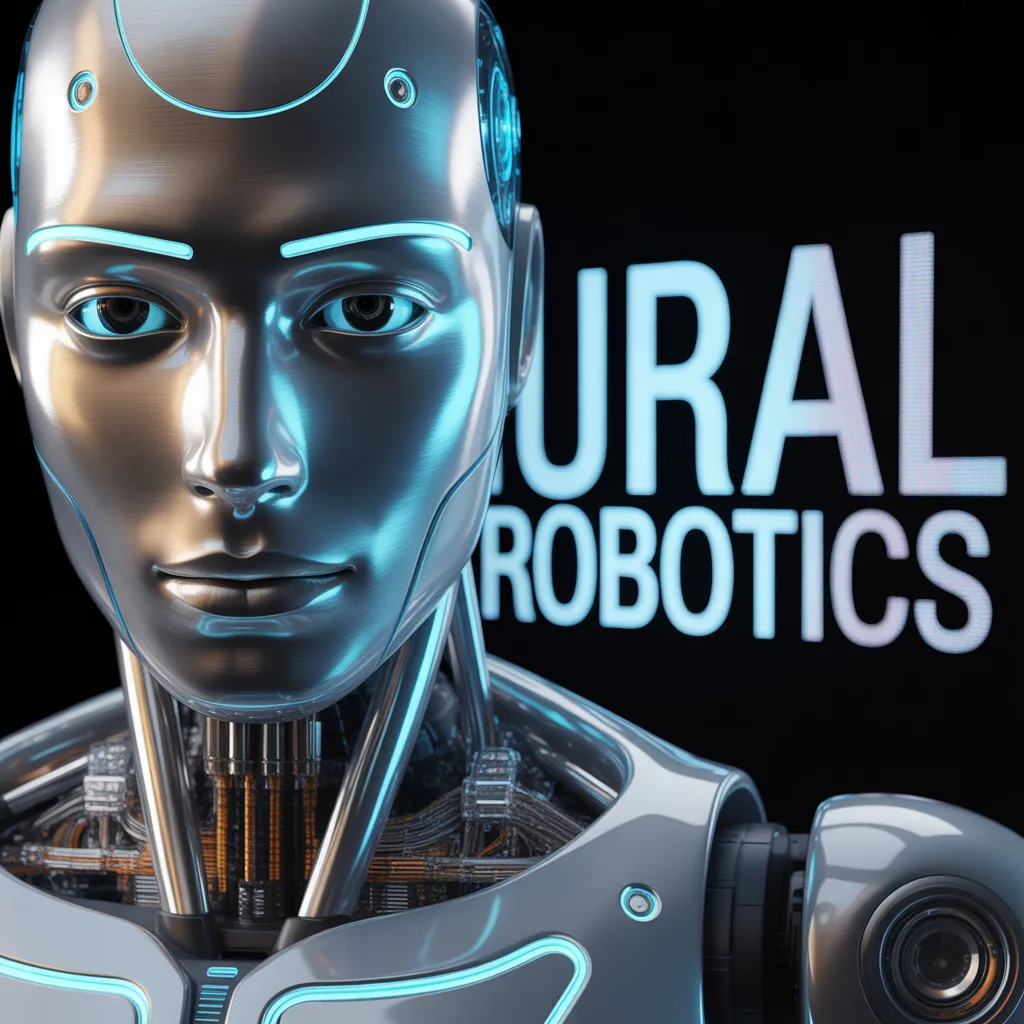 Neural Robotics Nural AI Robot Face Close Up Premium Domain Name