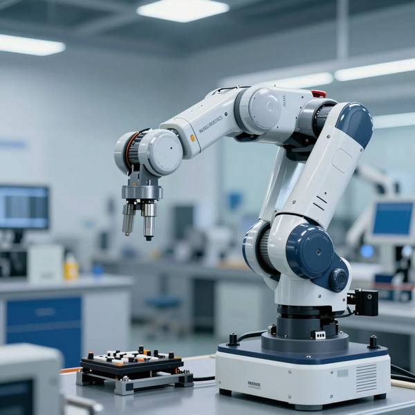 Nural Robotics White Humanoid Robot Blue Eyes Premium AI Domain